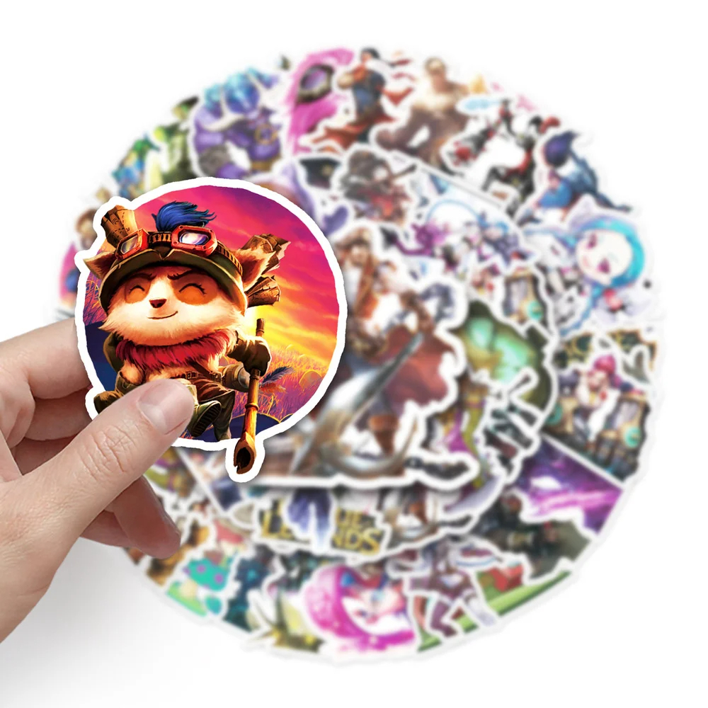 Pack de Stickers 4 LOL 50 unidades