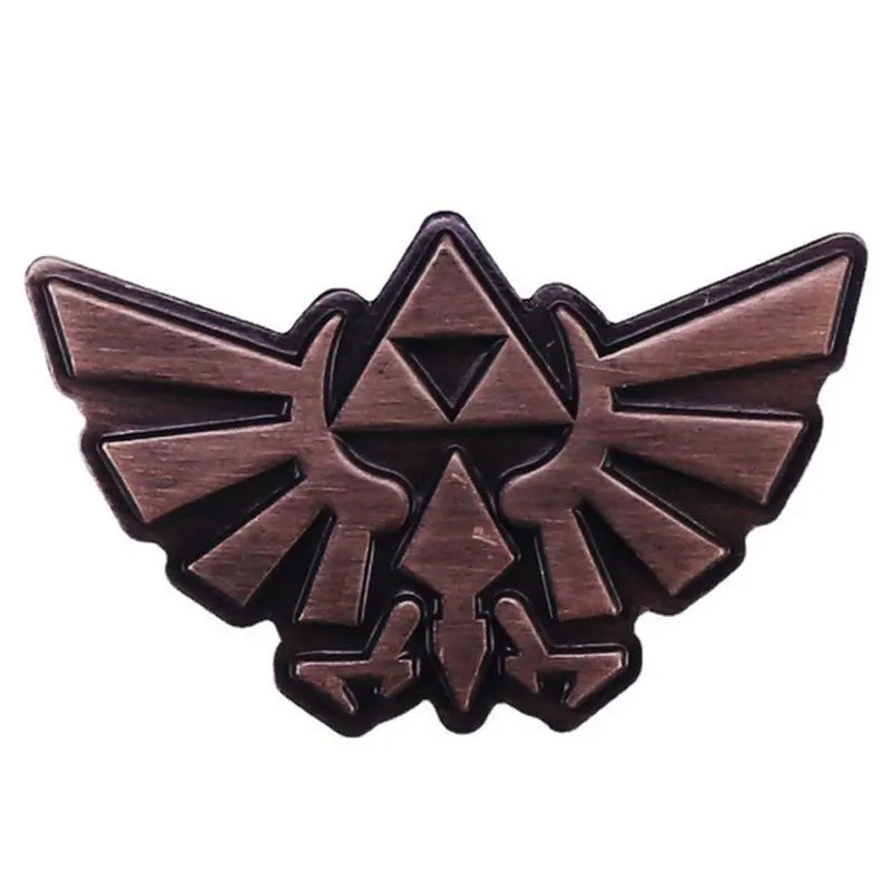 Broche de Zelda Trifuerza con Alas