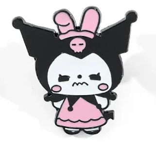 Broche Kuromi Vestido Rosado