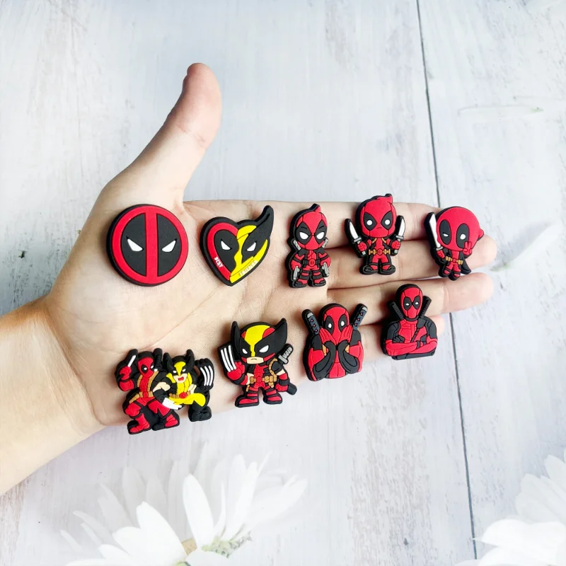 Jibbitz tematica Deadpool set 9