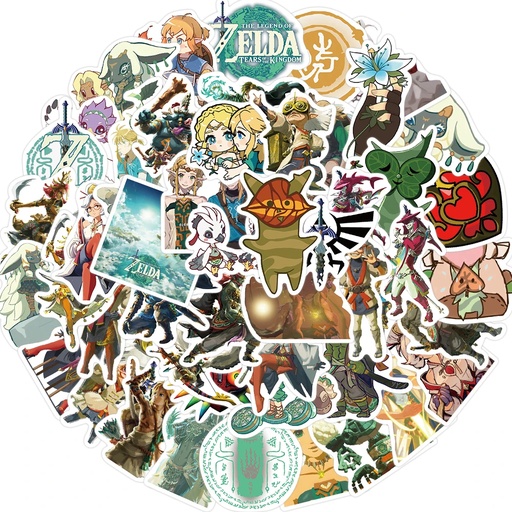 [4TLOZ] Pack Sticker Zelda 50 unidades