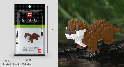 [LNO-00B32] Nutria de garras pequeñas
